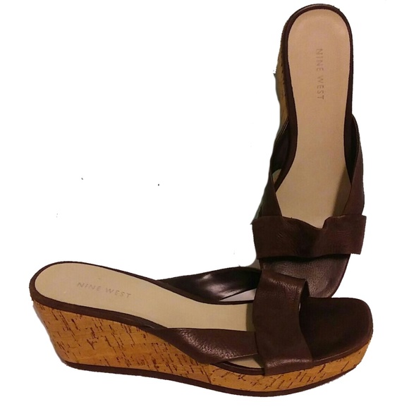 9 west wedge sandals